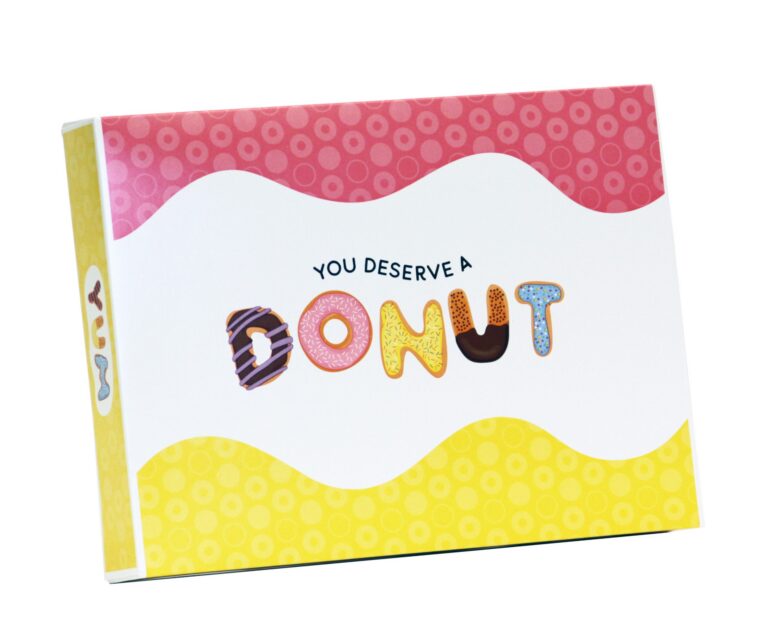 You Deserve A Donut Flat Box