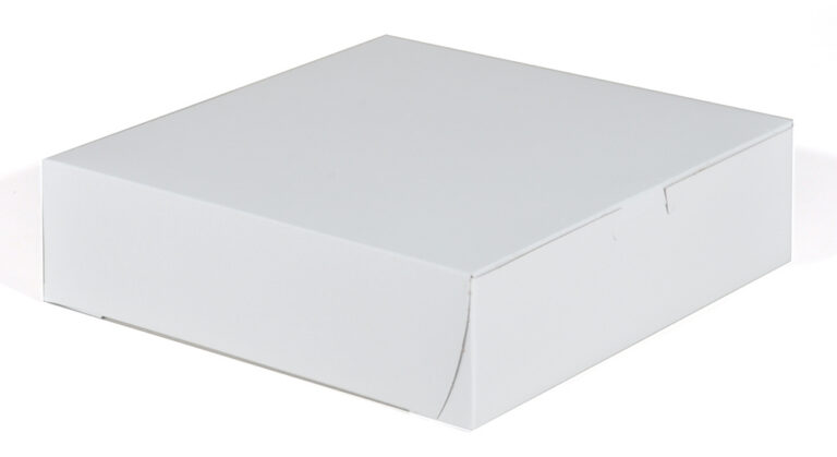 9X9X2.5 White Bakery Box