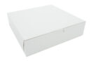 10X10X2.5 White Bakery Box