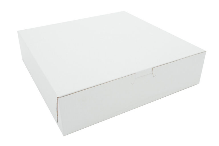 10X10X2.5 White Bakery Box
