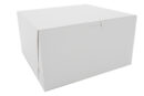 10X10X5.5 White Bakery Box