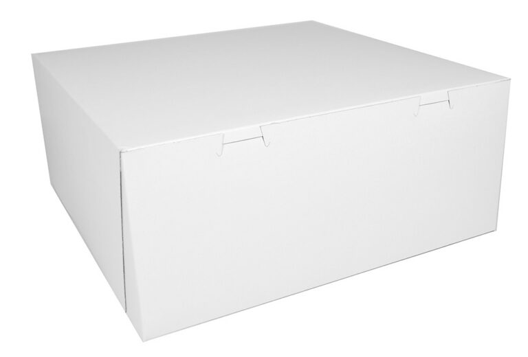 14X14X6 White Bakery Box