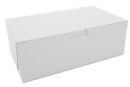10X6X3.4 White Bakery Box