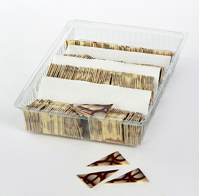 Marble Point Triangle Chocolate Decoration