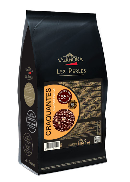 Dark Chocolate Crunchy Pearls 55%