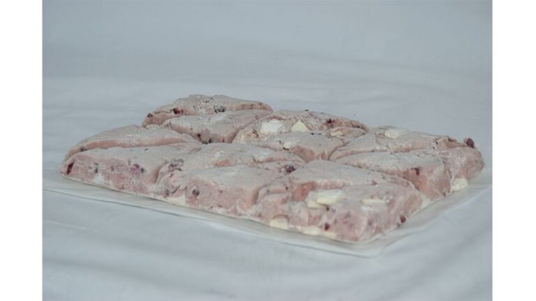 Place & Bake White Chocolate Raspberry Scone Dough