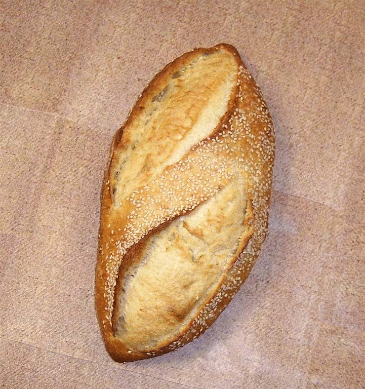 Semolina Batard Bread
