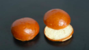 Large Brioche Burger Bun Sliced