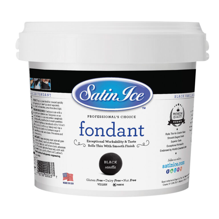 Black Satin Ice Fondant