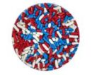 Red White And Blue Toppettes