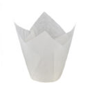 175/50 White Tulip Baking Cup