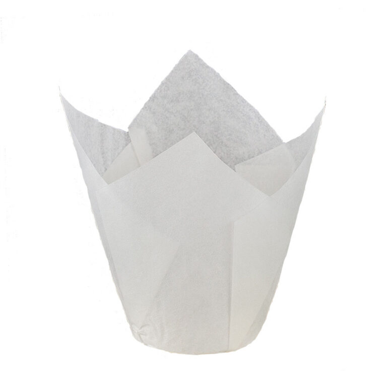 175/50 White Tulip Baking Cup