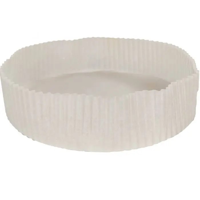 7 3/4" X 1 1/2" Round Fluted Cake Liners