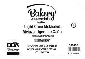 Light Cane Molasses Syrup