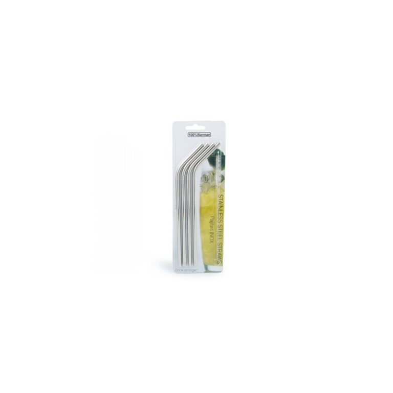 Stainless Steel Bent Straws