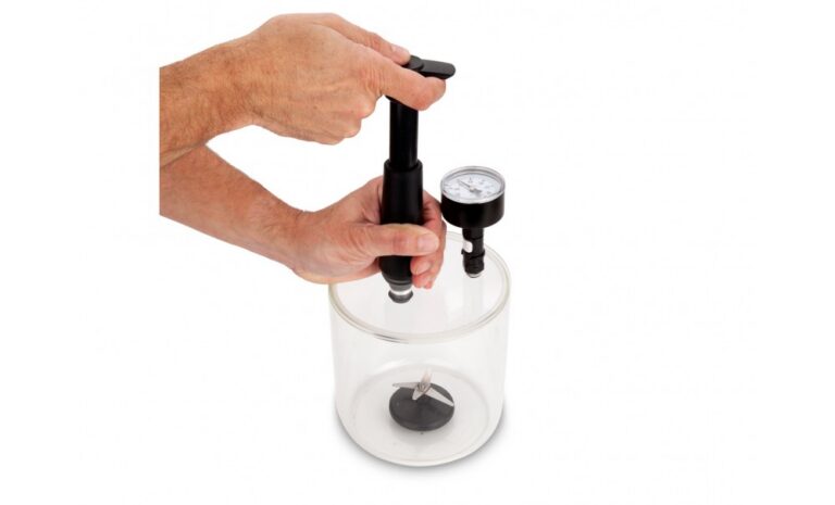 Vortex Lid With Vacuum Gauge And Pump