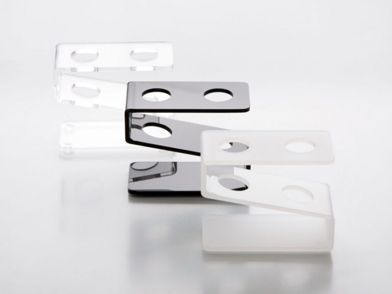 2 Hole Clear Plexiglass Display For Labo Tubes