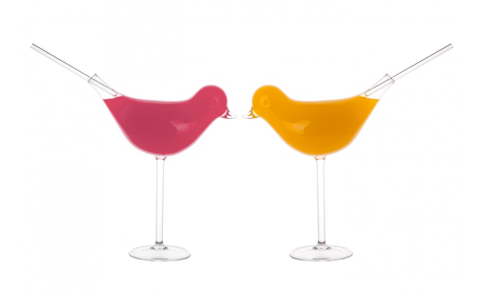 Drink Like A Bird Glass - Image 3