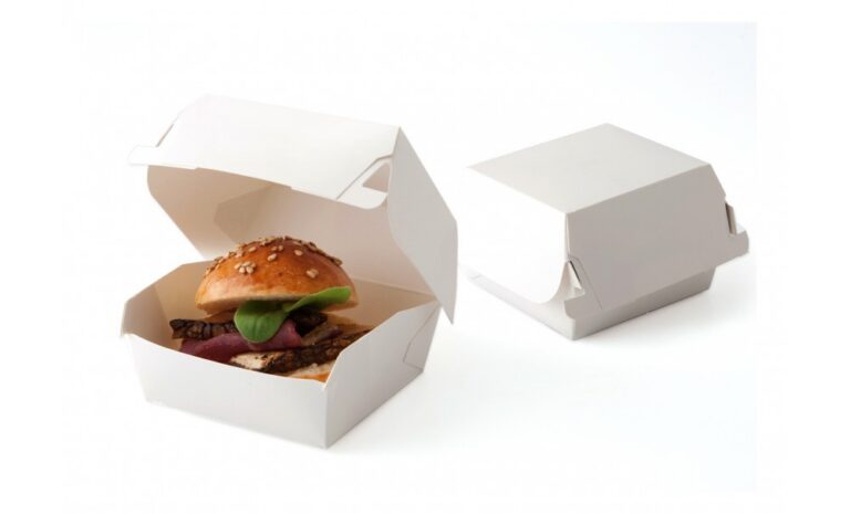Mini Burger Box White