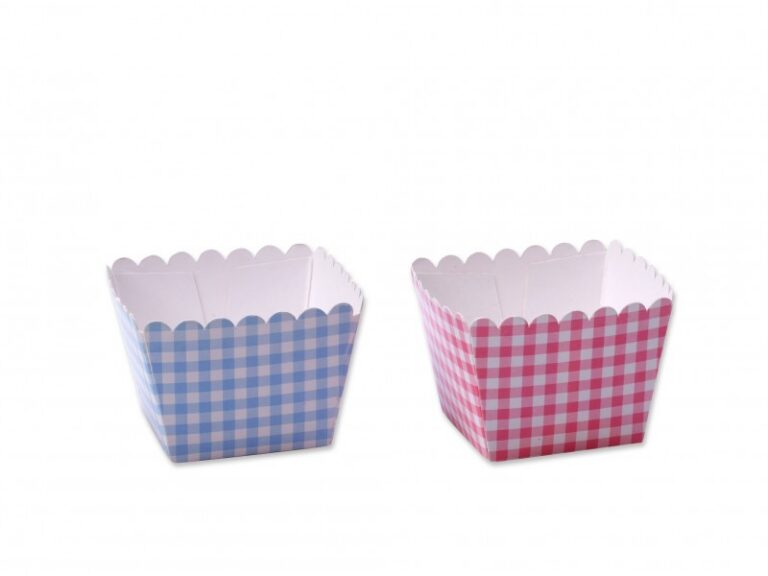Mini Square Pink Popcorn Box