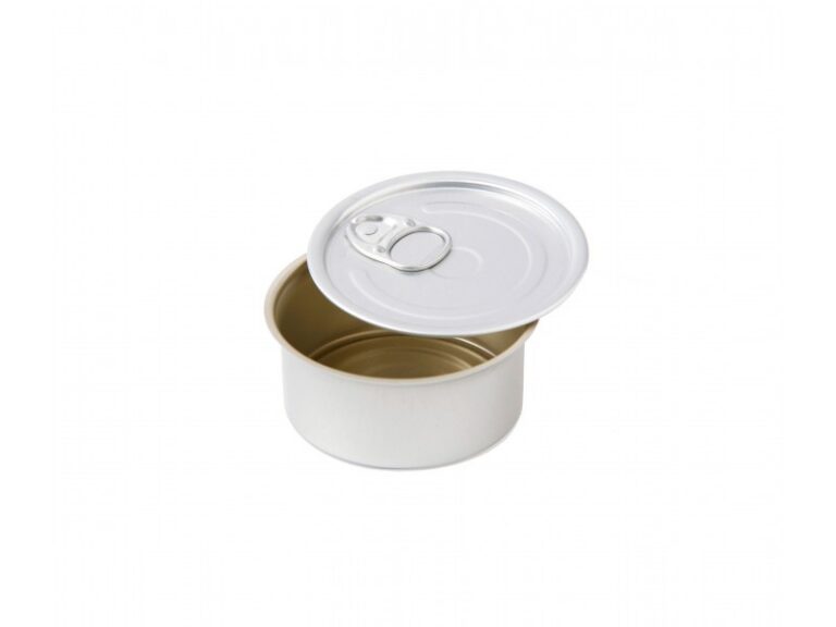 Round Aluminum Can With Lid