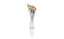 Newspaper Print Cones XS