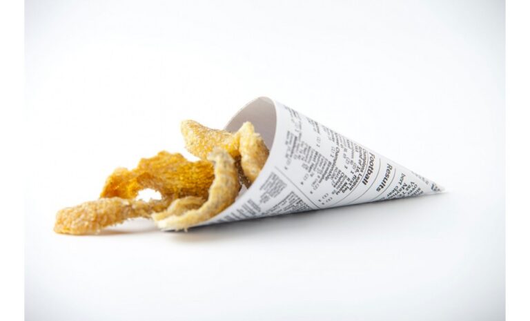 Newspaper Print Cones XL