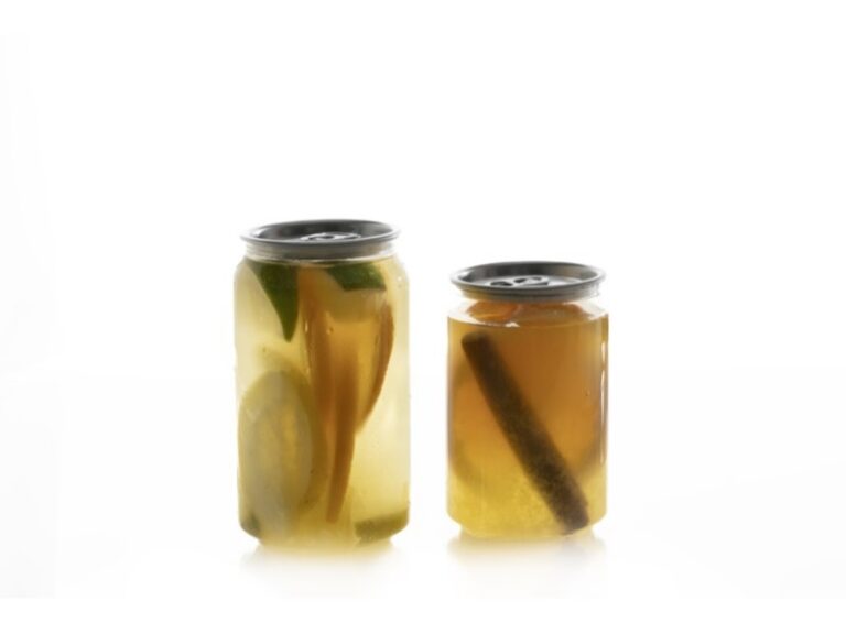 Clear PET Soda Can Large Bottom