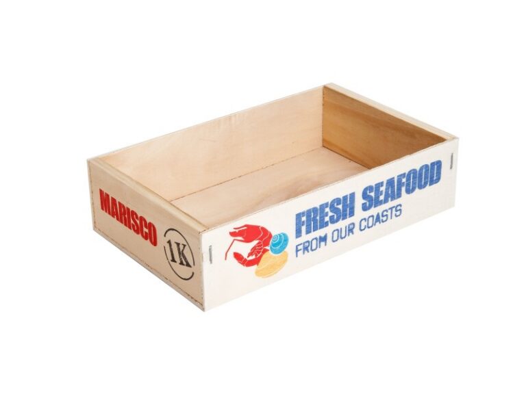 Printed Wooden Seafood Box