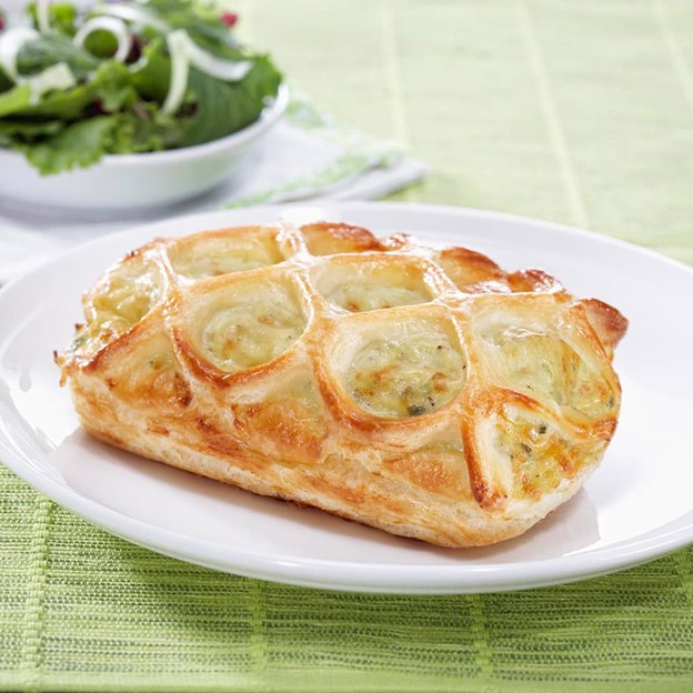 Ready To Bake Butter Leek Parmesan Danish