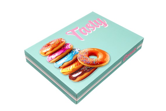 Tasty Donut One Dozen Flat Box